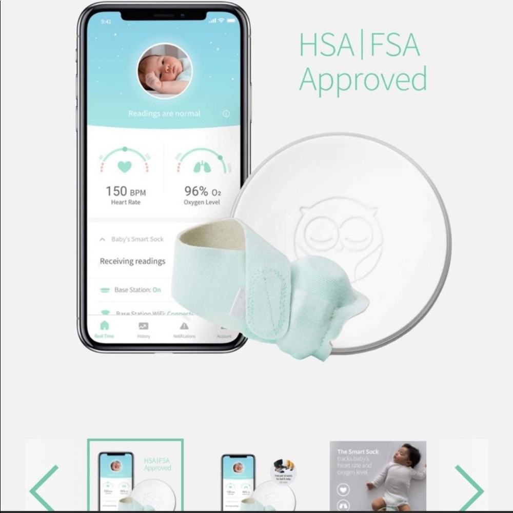Owlet sock monitor